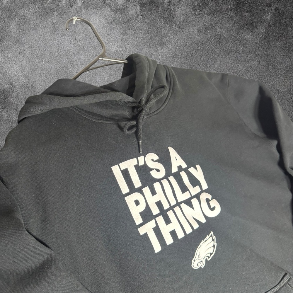 New Era Philadelphia Eagles Hoodie Mens XL Black Its A Philly Thing NFL Football